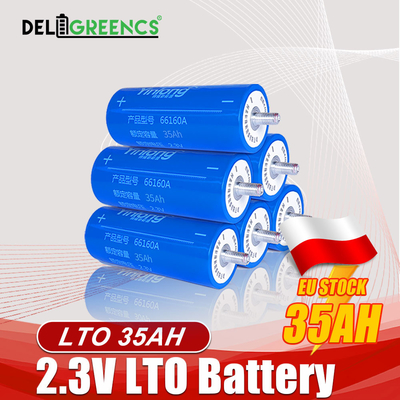 Poland Stock 25000 Cycle Lithium Ion Cylindrical Battery Yinlong LTO 35ah Cells For Electric Car