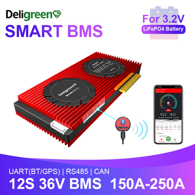 Daly 3.2V Cell Smart Active Balance Equalizer Bms Lithium Lifepo4 Bộ pin 12S 36V 150A Hệ thống quản lý pin