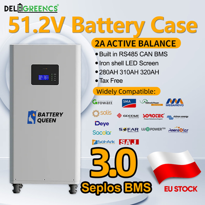Trong Sổ tích cực cân bằng 3.0 Seplos BMS 16 bộ EVE 304ah pin pin DIY trường hợp