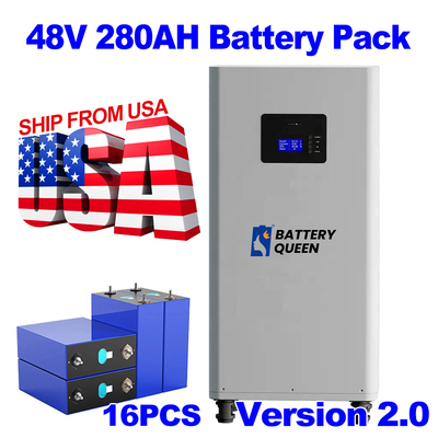 51.2V 16S 320ah US Stock 48V 280ah DIY Lifepo4 pin lithium Standing Kit với Bluetooth bms