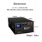 New Lifepo4 Case 48V Diy Kit Với 16S 200A Bms Cho Bộ pin 280Ah