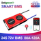 Deligreen Smart Bms Lifepo4 Pin 4S 8S 12S 15S 16S 20S 24S 12V 24V 36V 48V 60V 72V BMS 10A-500A Với UART BT 485 CAN